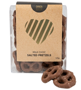 'Chocamama' Milk Chocolate Salted Pretzels 125g Gift Tray