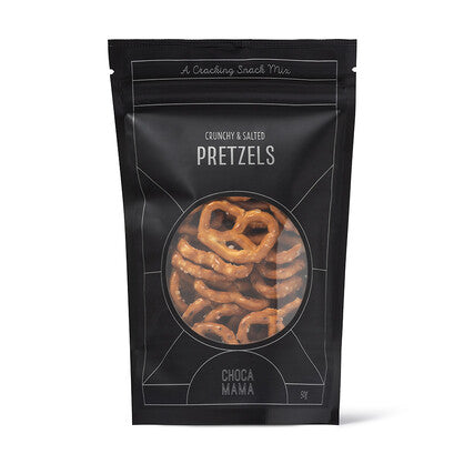 'Chocamama' Black Label Salted Plain Pretzels 50g