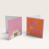 Salty Melon Prints Mini CIN CIN Greeting Card -House of Holabox
