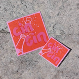 Salty Melon Prints Mini CIN CIN Greeting Card -House of Holabox