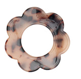 Scallop Edge Napkin Rings - Set Of 4-Tortoiseshell-House of Holabox