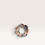 Scallop Edge Napkin Rings - Set Of 4-Tortoiseshell-House of Holabox