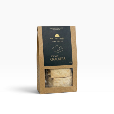 Port Willunga Sea Salt Platter Crackers 125g