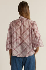 Eve Pussybow Blouse - Orchid