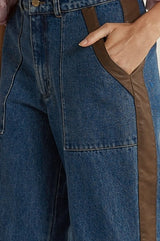 Niamh Denim Pant - Mid Blue