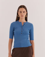 Lilee Rib Knit - Cognac Brown