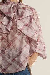 Eve Pussybow Blouse - Orchid