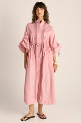 Etta Lace Detailed Dress - Dusty Rose