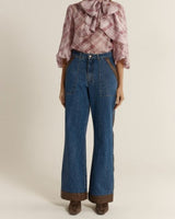 Niamh Denim Pant - Mid Blue