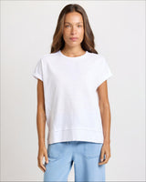 Shirley Short Sleeve Tee - White -House of Holabox