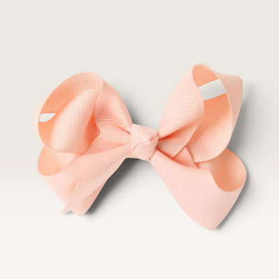 Snuggle Hunny | Bow Hair Clip - Assorted Colours – Peach