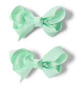 ‘Snuggle Hunny’ Piggy Tail Hair Clips - Assorted Colours-Baby Green-House of Holabox