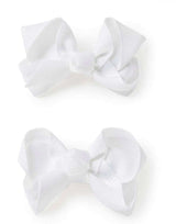 ‘Snuggle Hunny’ Piggy Tail Hair Clips - Assorted Colours-White-House of Holabox
