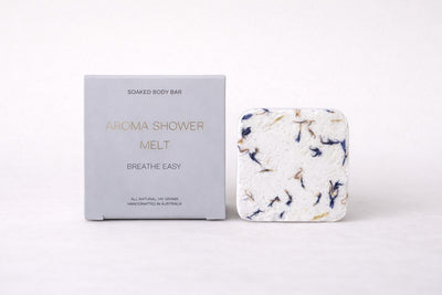 Soaked Body Bar Aroma Shower Melts – Assorted Essential Oil Blends – Breathe Easy