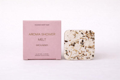 Soaked Body Bar Aroma Shower Melts – Assorted Essential Oil Blends – Grounded