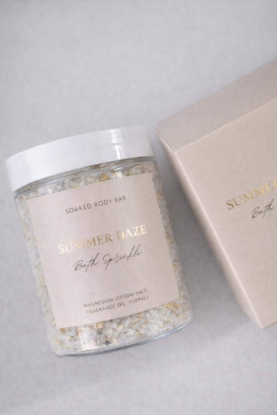 Soaked Body Bar Bath Sprinkle – Assorted Fragrances 250g – Summer Daze