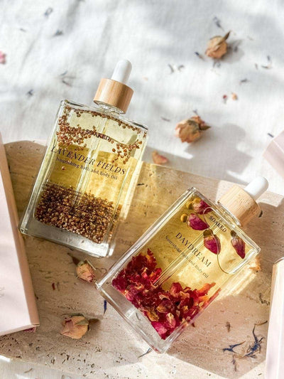'Soaked' Nourishing Bath and Body Oils – Rain