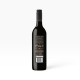 House of Holabox Tempus Two Merlot red wine bottle showing the back label with product details and warnings