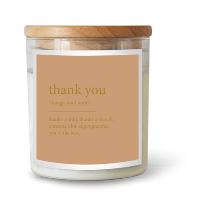 ‘The Commonfolk Collective’ Foil Dictionary Candles – Thankyou