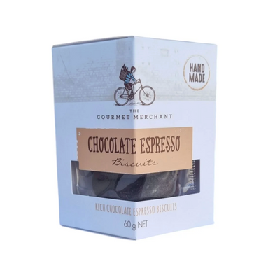 'The Gourmet Merchant' Chocolate Espresso Biscuit Box 60g