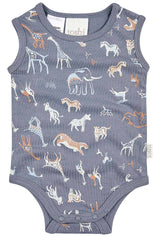 ‘Toshi’ Boys Onesie Singlets - Assorted Prints-Wild Tribe-House of Holabox