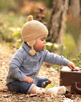 ‘Toshi’ Organic Popcorn Earmuff Beanies-House of Holabox