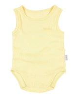 ‘Toshi’ Organic Singlet Onesie (assorted colours)-Buttercup-0000-House of Holabox