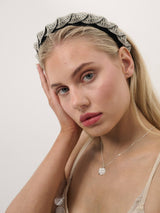 Twist Rhinestone Statement Headband-House of Holabox