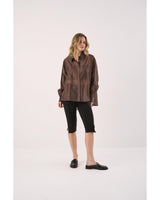 Val Oversized Shirt - Chocolate 