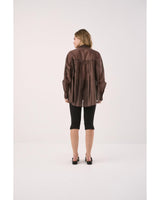 Val Oversized Shirt - Chocolate 