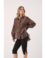 Val Oversized Shirt - Chocolate 8 