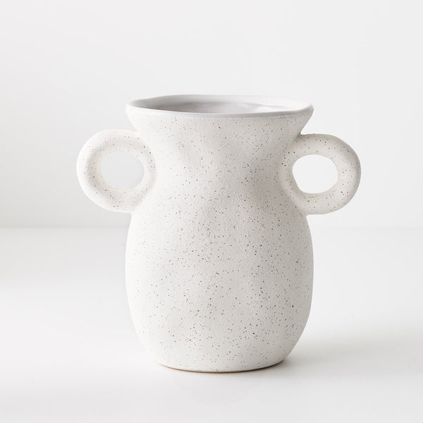 Pilu w/ears White Vase