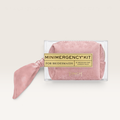 Velvet Minimergency Kit for Bridesmaids – Dusty Rose
