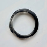 Colorful handmade Wave Resin Stacking Bangles arranged for stylish layered wear