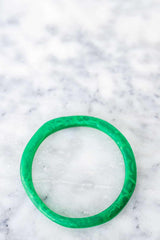 Wave Resin Stacking Bangles in assorted colors showcasing unique handmade designs