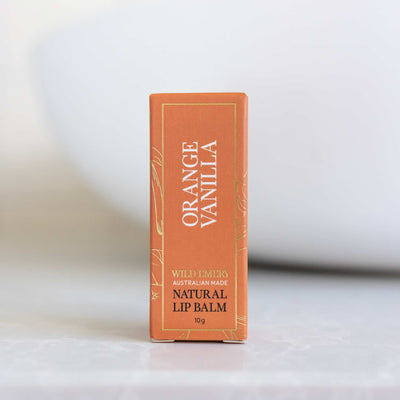 'Wild Emery' Natural Lip Balms - Assorted – Orange Vanilla