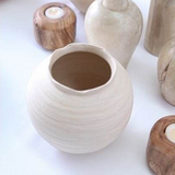 Wisp Wide Neck Vase-House of Holabox