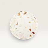 'Zakkia' Terrazzo Dimple Tray-Seashell-House of Holabox
