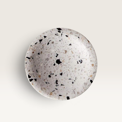 Zakkia | Terrazzo Dimple Tray – Snow