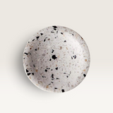 'Zakkia' Terrazzo Dimple Tray-Snow-House of Holabox