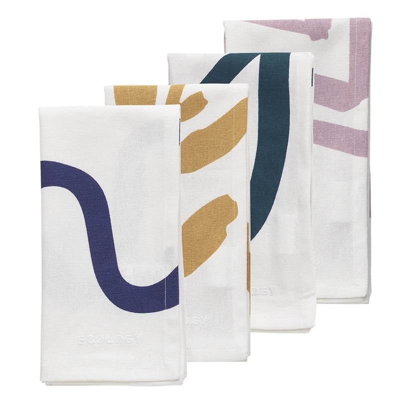 ‘Ecology’ Nomad Set of 4 Napkins Nature