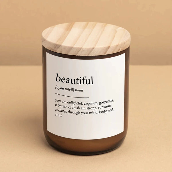 ‘The Commonfolk Collective’ Beautiful Dictionary Meaning Candle
