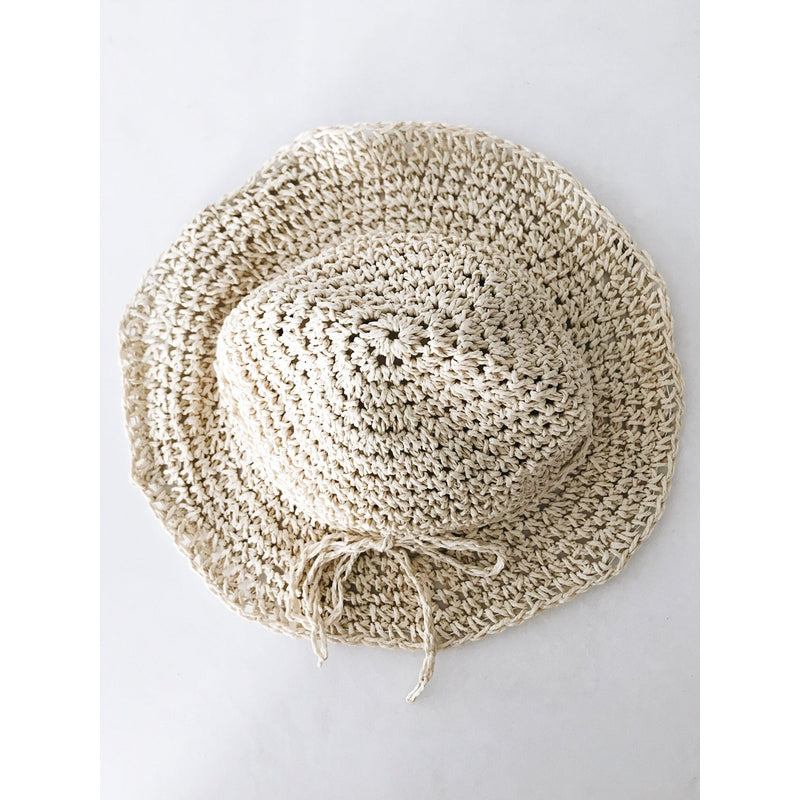 ‘L+L the label’ Raffia Kids Sun Hat