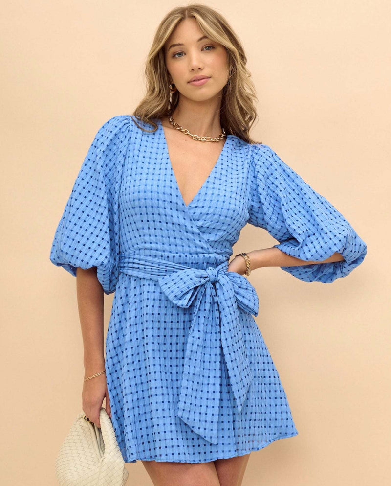 The Ashleigh Dress - Blue