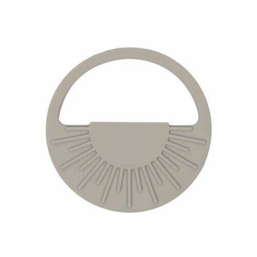 My Little Giggles - Silicone Sun Teether (Light Grey)