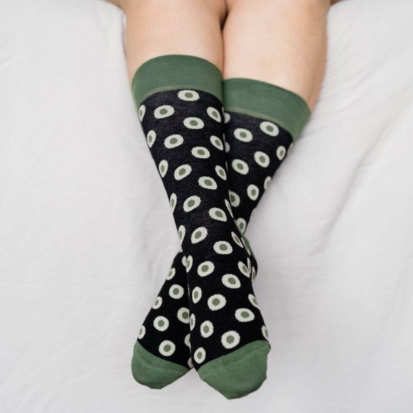 ‘Joode’ Green Circles Socks