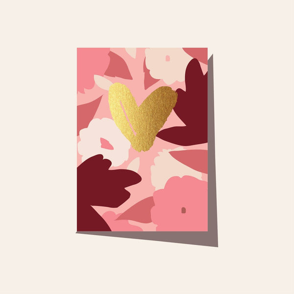Elm Paper - GARDEN HEART CARD