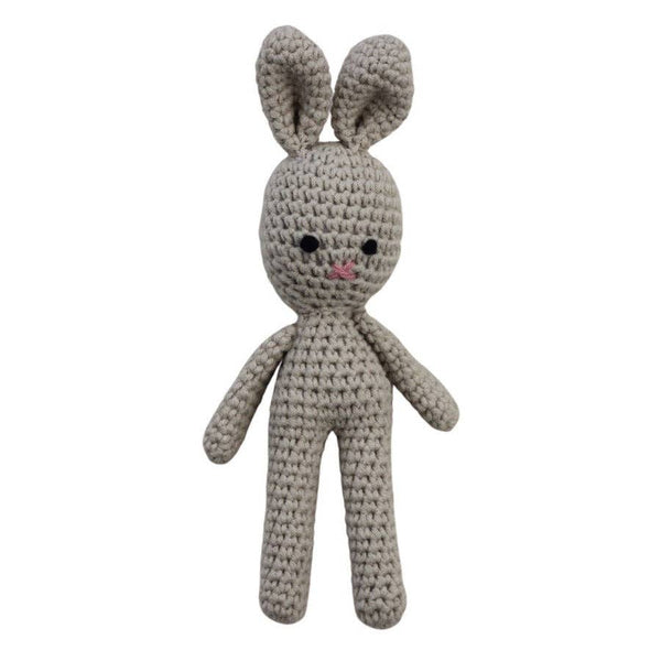 Lulu Crochet Bunny  - Taupe