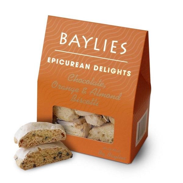 'Baylies Epicurean Delights' Choc Orange & Almond Biscotti