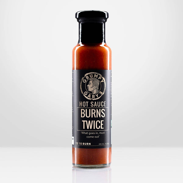 ‘Grumpy Gary’s’ Burns Twice Hot Sauce